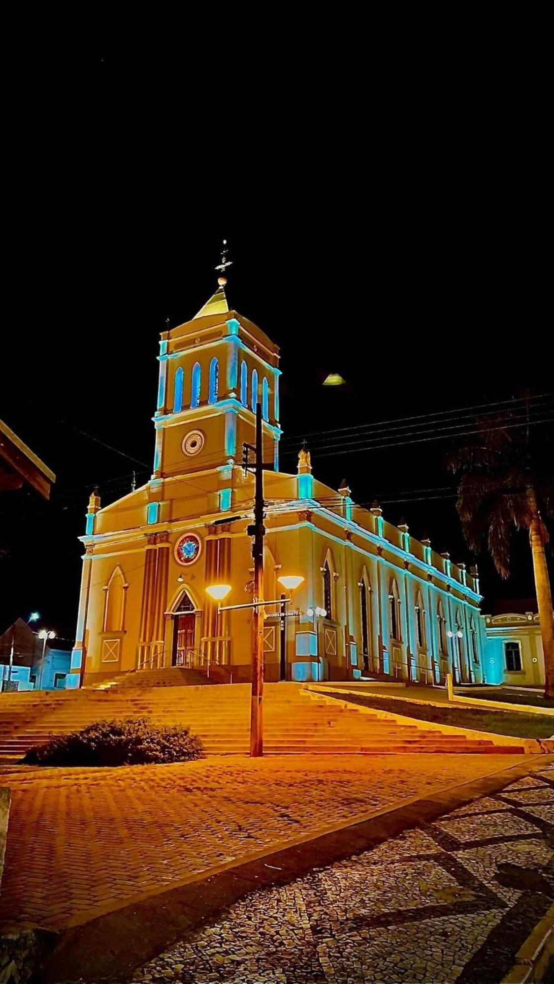 Queiroz Palace Hotel Siqueira Campos Bagian luar foto